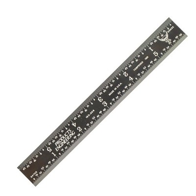 PEC Tools 6'' Metal Rule, Designed for High-Accuracy Industrial Environments, ...