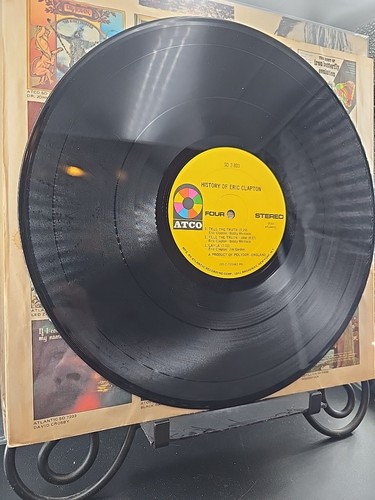 ERIC CLAPTON History of Eric Clapton ATCO LP 1st PR Presswell Pressing VG/VG - Picture 19 of 19