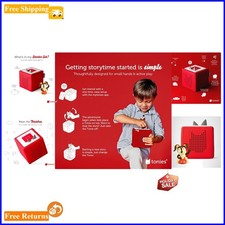 Toniebox Audio Player Starter Set with Playtime Puppy for Kids 3 - Red