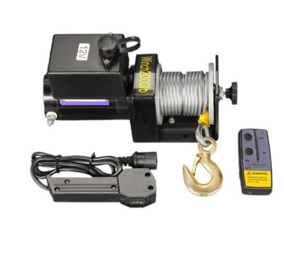 Electric Winch Vehicle-Mounted Winch Trailer Tow 12V/24V Motor Winch