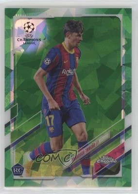 2020-21 Topps Green 34/75 Francisco Trincao Trincão #4 Rookie RC 0x5e