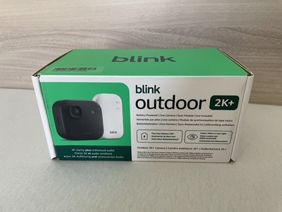 Blink Outdoor Kamera/Außenkamera 2K+ (5. Gen., 2026) mit Sync Module, Schwarz