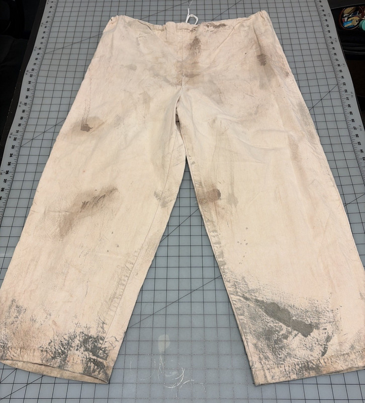 Film used Repro 19th Century Working Class "dirty" Men's Pants, SZ to 46" #108