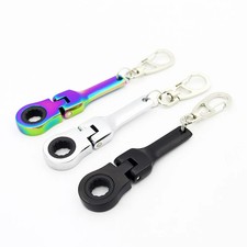 10mm Ratchet Wrench Keychain Flex Head Key Ri...