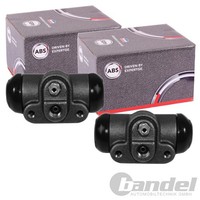 2X A.B.S. Radbremszylinder 19Mm Hinten Passend FüR Chrysler Stratus