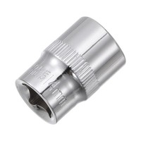 3/8-Zoll Antrieb 14Mm 6-Punkt Kurze Stecknuss, Metrisch, Cr-V