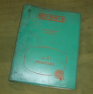 Morris J4 Werkstatthandbuch - BMC Teilenummer AKD1712