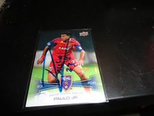 Real Salt Lake Paulo Jr  Autographed 2012 Upper Deck MLS Card