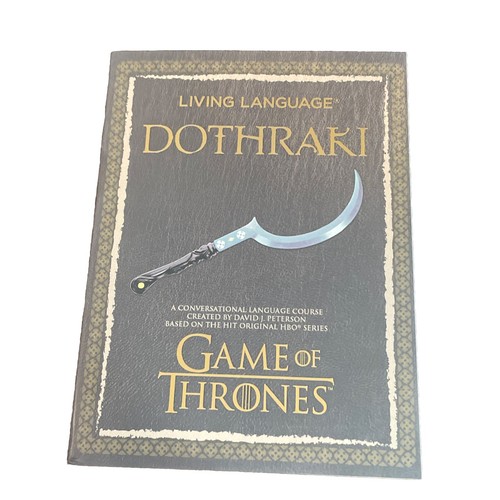 Living Language Dothraki by David Peterson Game of Thrones Course CD - Picture 4 of 6