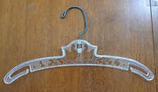 36 Baby Clothes Hangers Vintage 1975 Clear Plastic 123456 Chickens from 1975