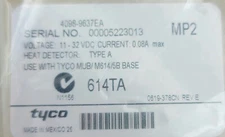Tyco SIMPLEX GRINNELL 4098-9640EA  Type A Heat Detector Head 614TA P2C2
