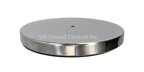 JUEGO DE 5 PIEZAS CUERDA STANCHION, TOP CORONA Y ESPEJO ESMALTE S.S. 12" BASE PLANA - Imagen 4 de 10