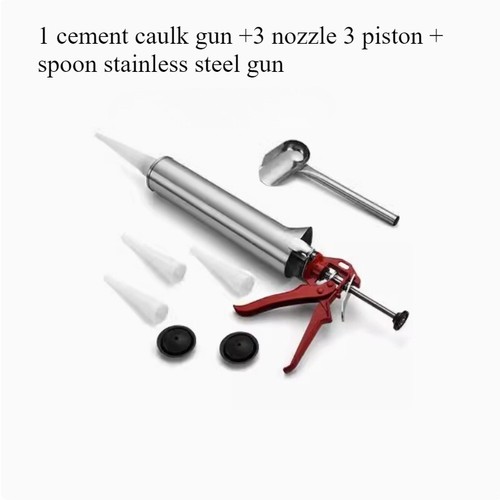 Juego de pistola de mortero pistola de lechada puntiaguda pulverizador ladrillo cemento azulejo herramienta para ladrillo - Imagen 20 de 21