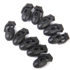 10 Paracord Cord Shoelace Locks Shoe Lace Buckles Stopper Rope Clamp