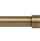 Ivilon Drapery Window Curtain Rod - End Cap Style Design 1 Inch Pole. 72 to 144
