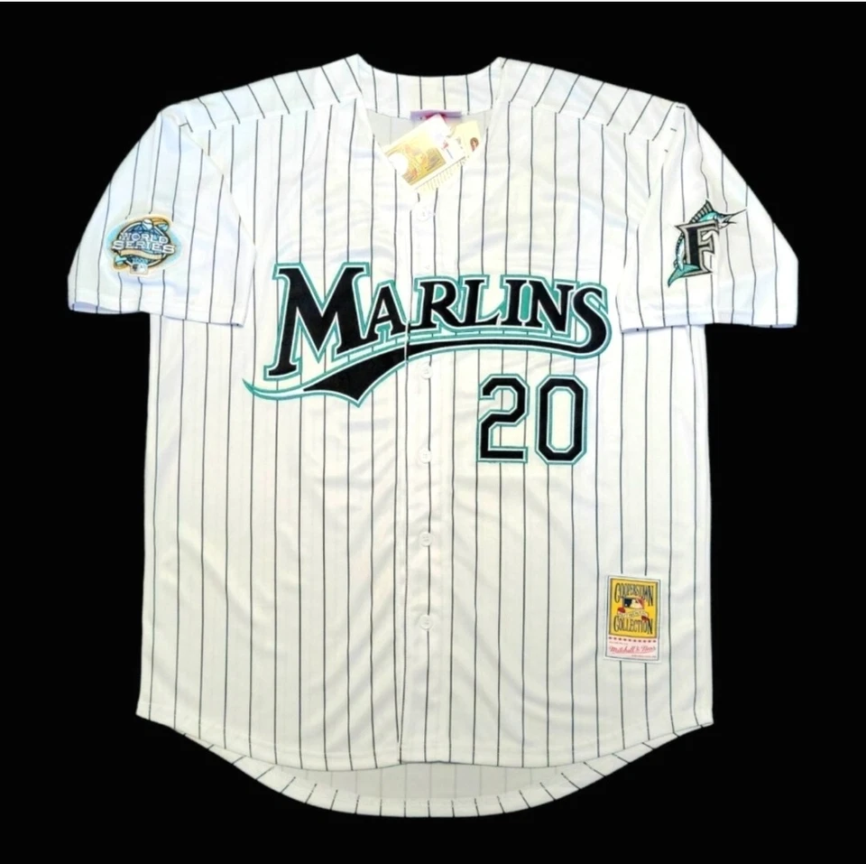 Miguel Cabrera Jersey Florida Marlins 2003 World Series Stitched Throwback SALE  - Image 2 of 4