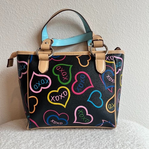 Mini borsa a tracolla vintage Y2K xoxo con grafica cuore - Foto 2 di 11