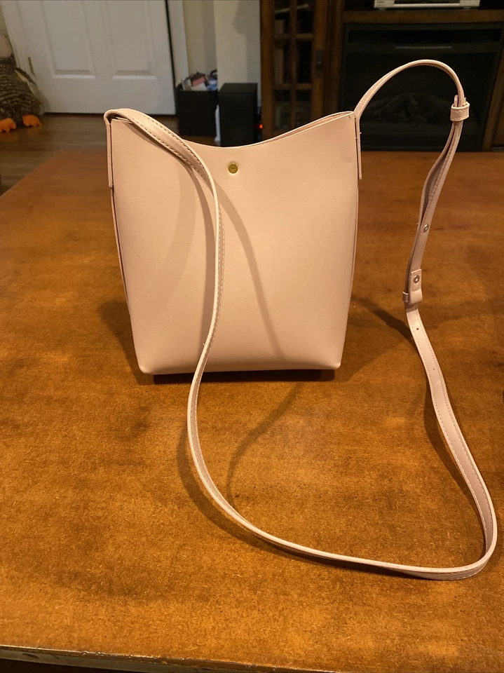 Новый без ЯРЛЫКОВ Самара пион веган кожи средний наплечная сумка с регулируемым ремнем - Изображение 3 из 4