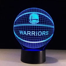 Golden State Warriors GSW Stephen Curry Kevin Durant Collectible Light Lamp Gift