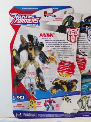 ミニカー transformers animated hasbro set Transformers Animated 2008 Hasbro Toy Package CARD Set - Lot of 9