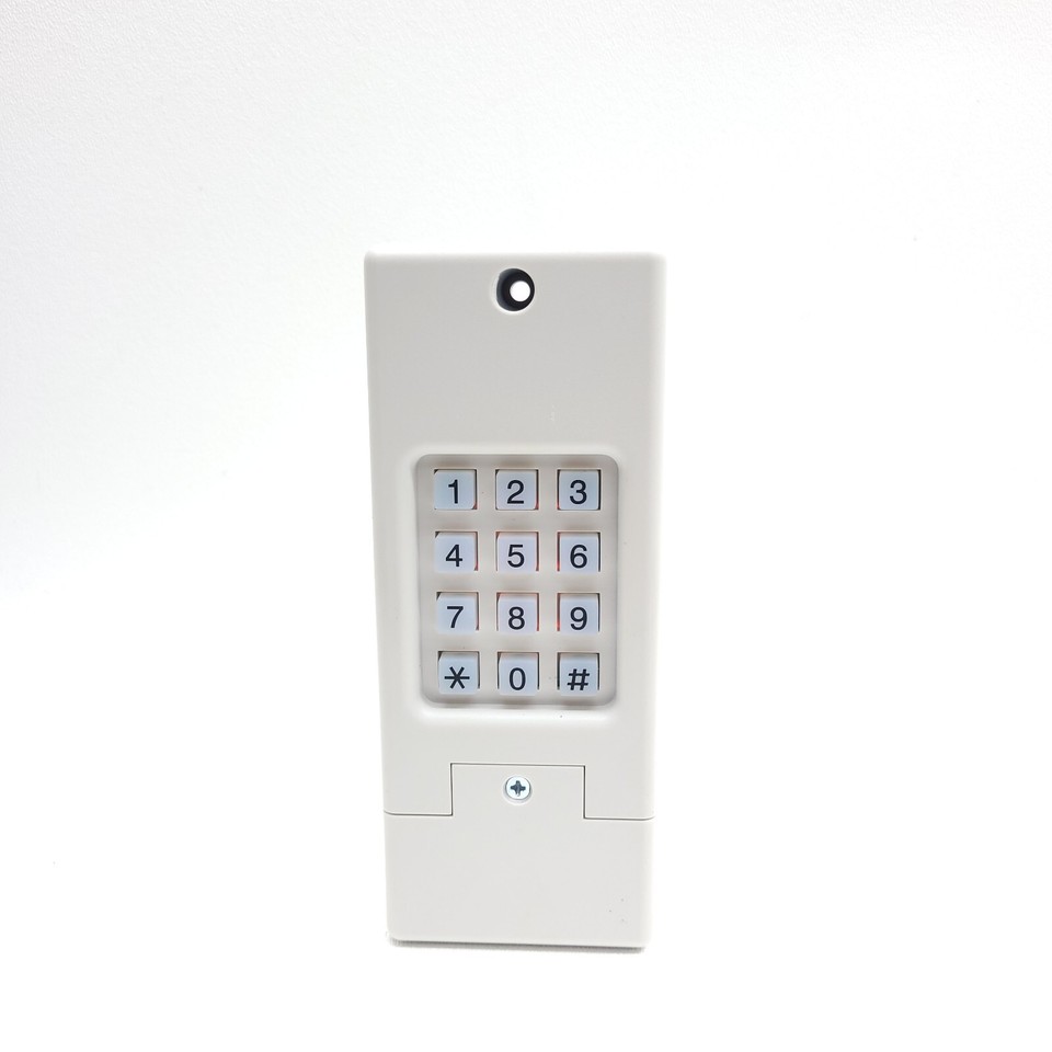 Clicker KLIK2U-P2 Universal Wireless Garage Door Keypad White | eBay