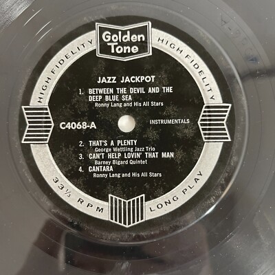 Jazz Jackpot Vinyl, LP Golden Tone – C-4068 Various Artists | eBay