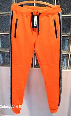 RIFLESSI NEON ORANGE MEN'S WOMEN'S UNISEX REFLECTIVE ACTIVE JOGGER SZ M  $69.99