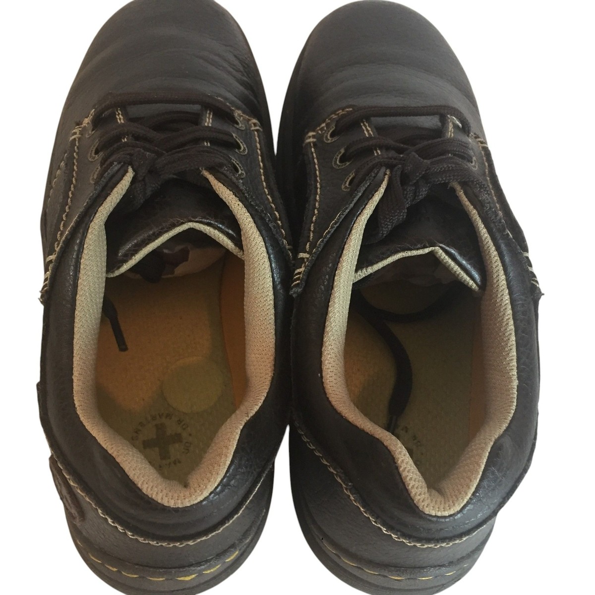 Dr. Martens Brown Rockland Shoes Dr. Martens Rockland Leather Brown Derby Lace Up Shoes Mens  main image 2