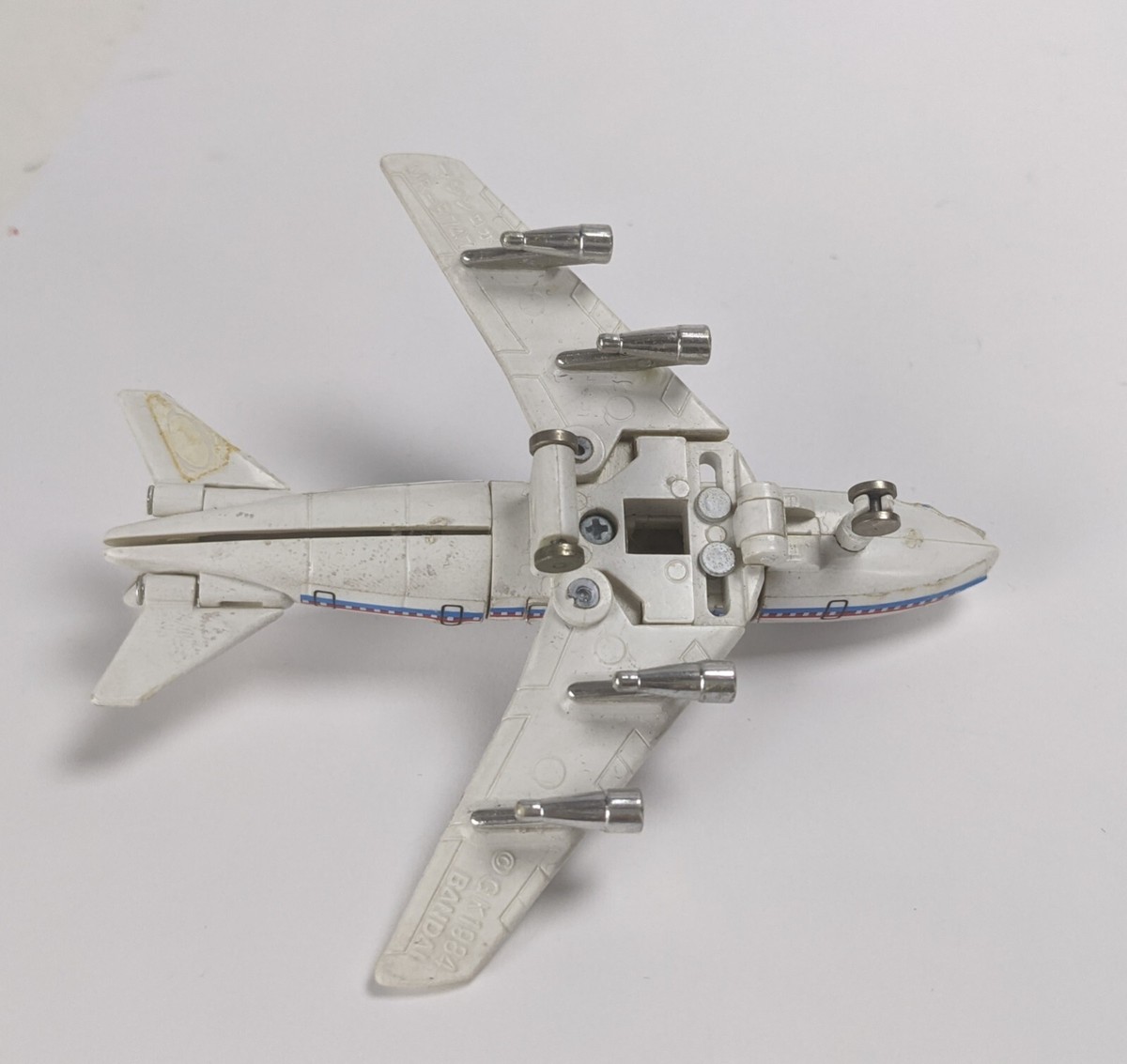 1986 Bandai Gobots Machine Robo MR-747 Jumbo Jet 100% Complete