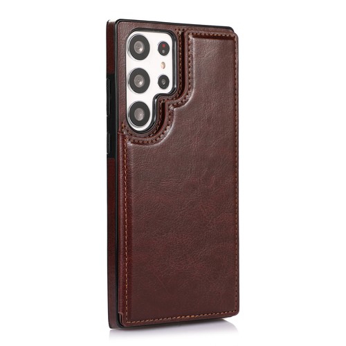 For Samsung Galaxy S23 S22 S21FE Wallet Case Card Holder Kickstand Clasp Cover - Picture 9 of 19