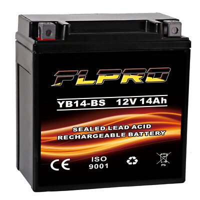 YB14-BS Battery for Nighthawk CB750 1991-2003/VF750C Interceptor VF750F 1982-84