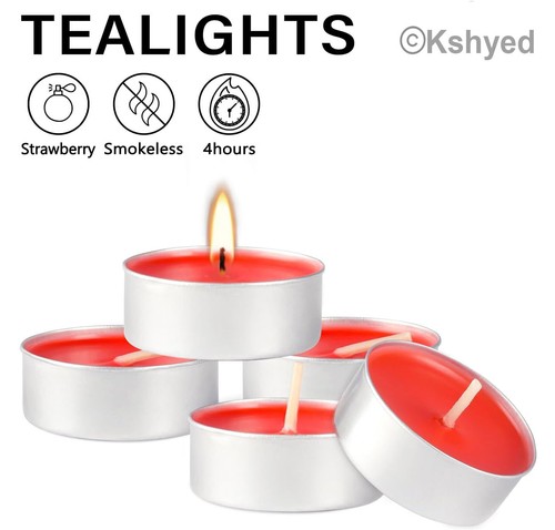30 Pcs Scented & Unscented Tealight Candles Long Lasting Aromatherapy Candles - Picture 14 of 21