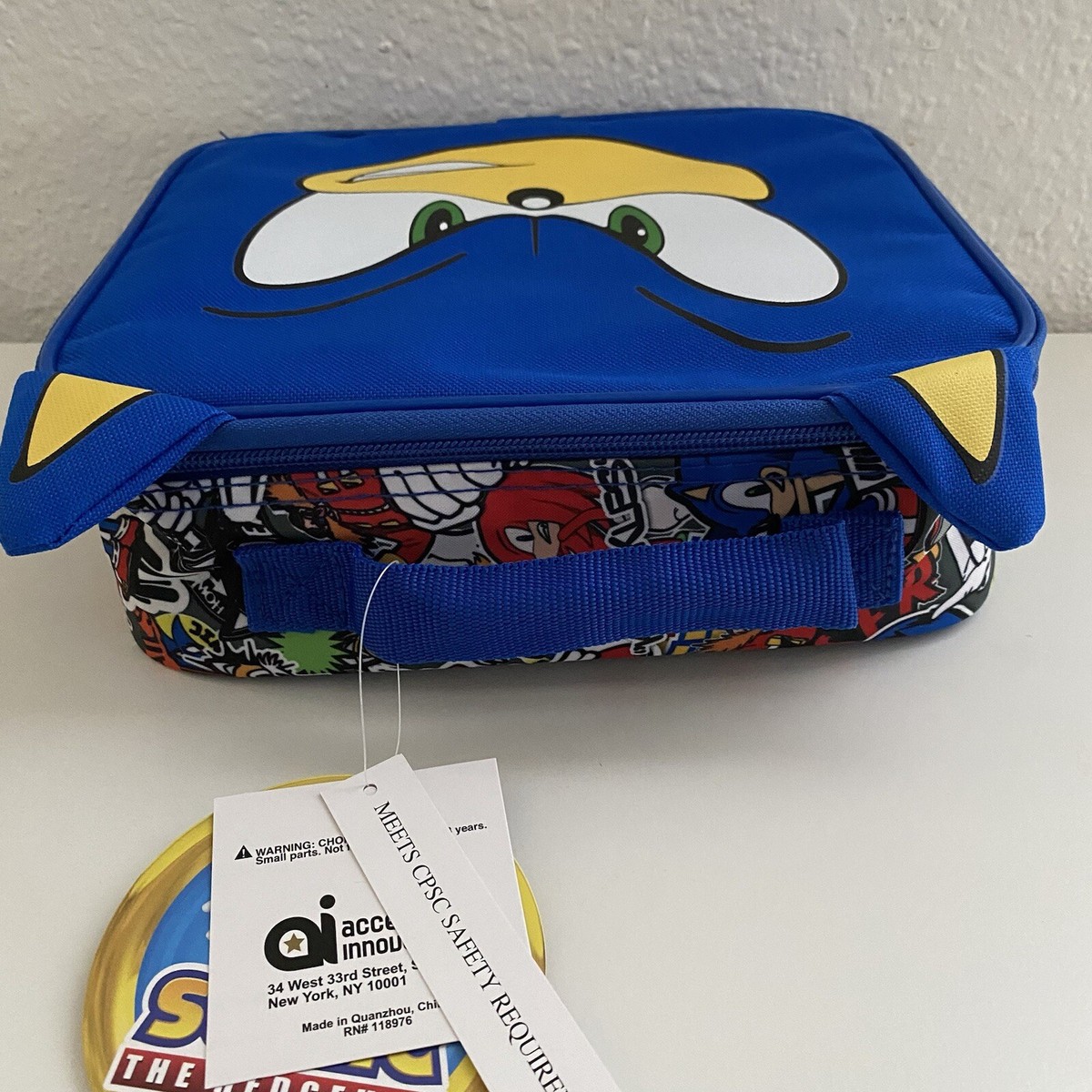 Sonic Lunchbox Für Kinder – Personalisierbare Isolier-Tasche Mit Namen Für Schule & Kindergarten