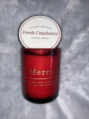 DW HOME Kerze - Merry Fresh Cranberry - 3,8oz (108g) - kleines Einzeldochtglas