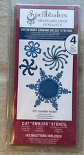 SPELLBINDERS Shapeabilities Pendants 2010 SNOWFLAKE PENDANT S4-286 -NEW-