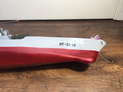 Heng Tai 1/275 Destroyer HT-2879A - 31" R/C Ship. SHIP PART ONLY AS-IS - Picture 7 of 13