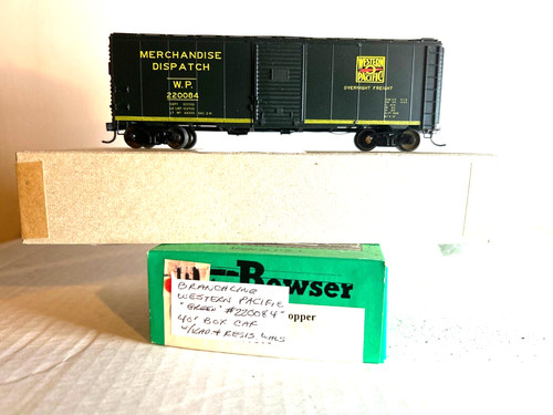 SUCURSAL #????  Western Pac. Coche de caja 40' AAR #220084 con puertas de 6' con Kadees 1:87 | Zustand: New