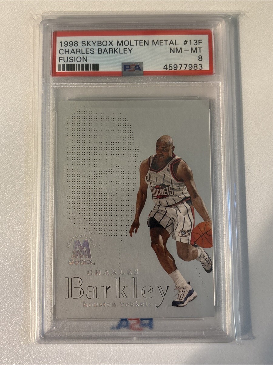1998 Skybox Molten Metal Fusion #13F Charles Barkley SP Insert PSA 