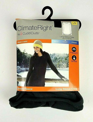 Long Sleeve Crew Stretch Fleece Shirt 