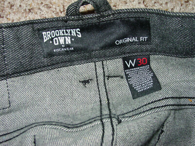 Mens Brooklyn's Own by Rocawear Black Original Fit Jeans! Size