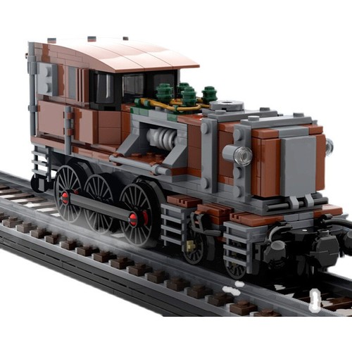 Steampunk Crocodile Train Model Puzzle Building Blocks Toys Ornaments Gifts - Picture 9 of 10