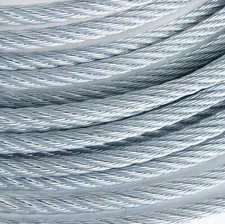 3/8" Galvanized Aircraft Cable Steel Wire Rope 7x19 (400 Feet)