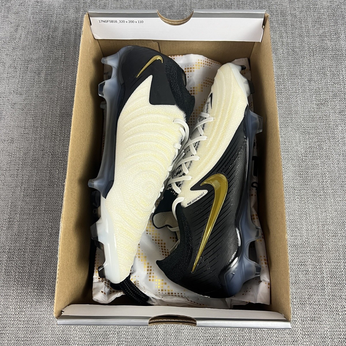 Nike Phantom GX 2 Elite FG FJ2559-100 Mad Ready Pack Gold Men\'s 6 / Women\'s 7.5 Nike Phantom GX 2 Elite FG FJ2559-100 Mad Ready Pack Gold  main image 3