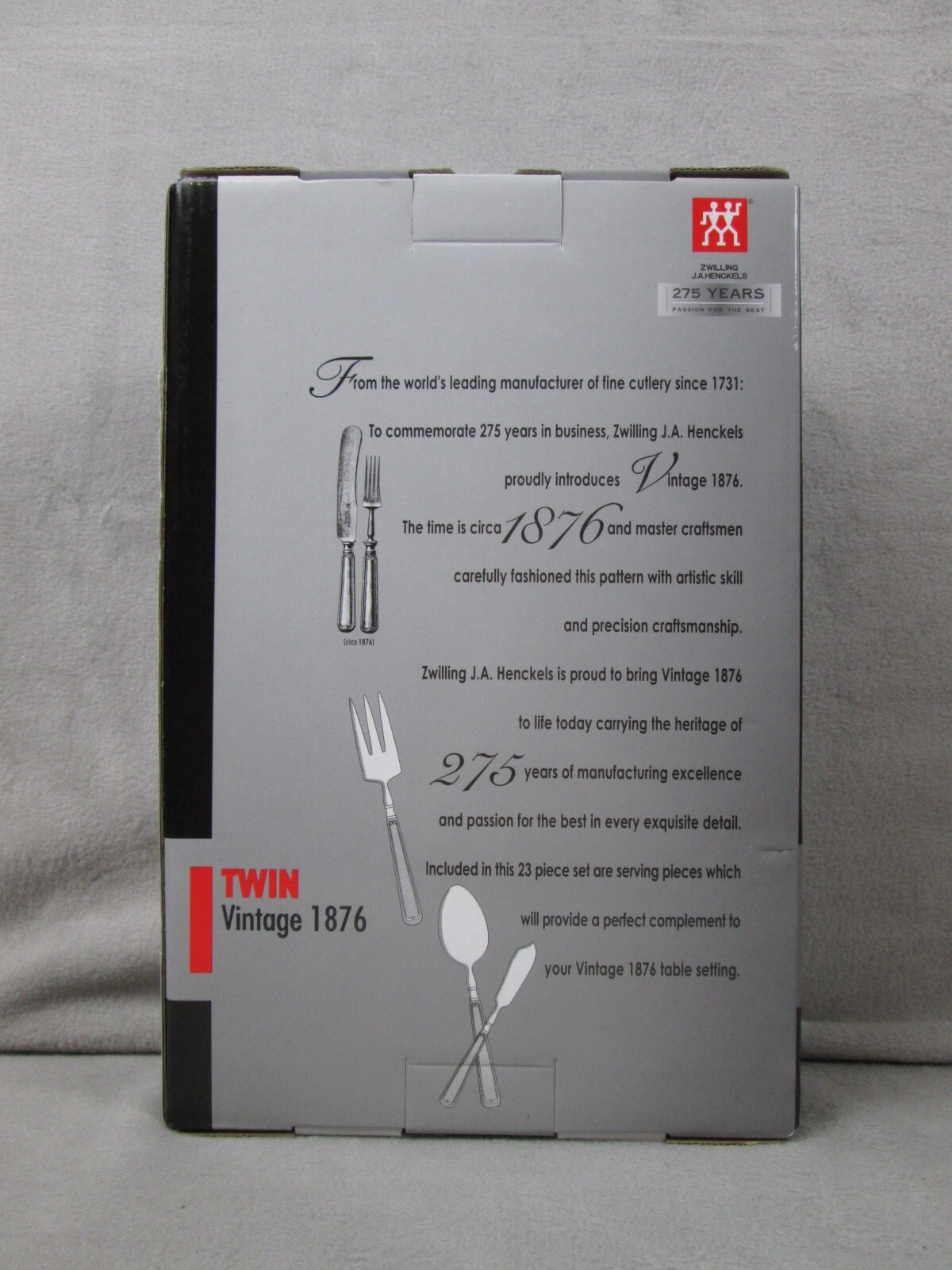 Zwilling J A Henckels Twin Vintage 1876 23 Piece Cutlery 18/10