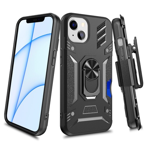 For Samsung Galaxy S22+ Plus Wallet Case Credit Card Holder Holster Ring Cover - Picture 5 of 8