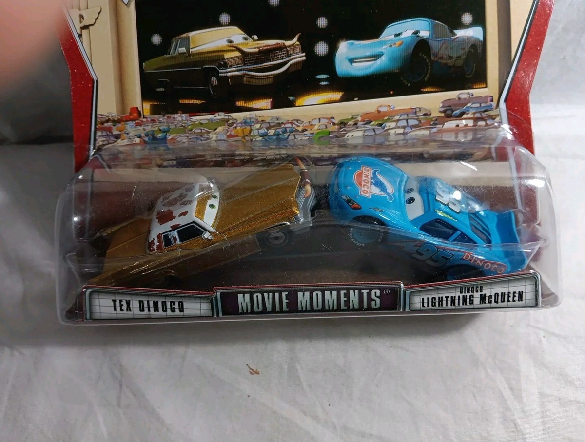 Disney Pixar Cars TEX DINOCO And LIGHTNING MCQUEEN - Movie Moments