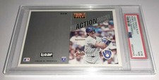 1993 Triple Play Action Baseball Game Card #16 Robin Yount Card PSA 7 NrMt Pop 2