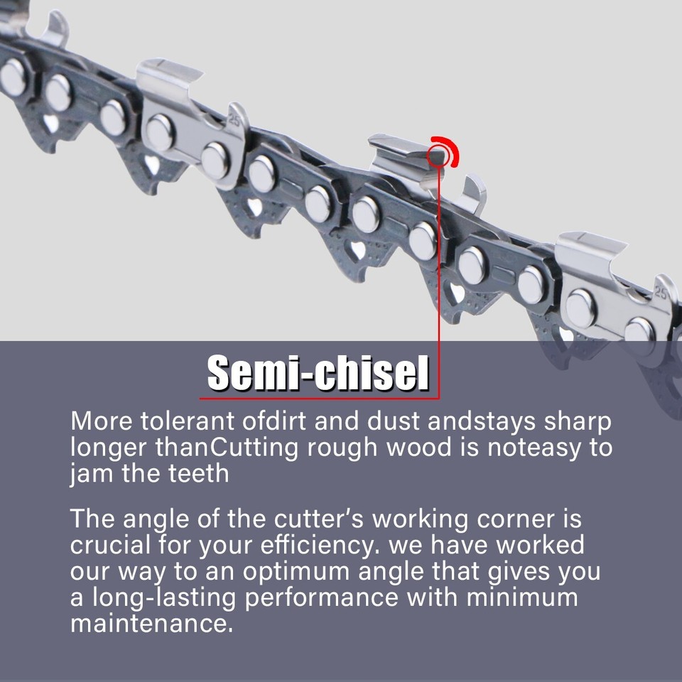 Catena Per Motosega Da 45,7 Cm .325-063-68DL, Sostuisce Stihl - Foto 8