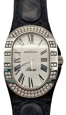 Bertolucci Serena Damen Uhr  76 Diamanten - orglnal Box - Papiere  einmalig