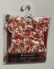 American Girl Janie And Jack Floral Toile Dress NIP
